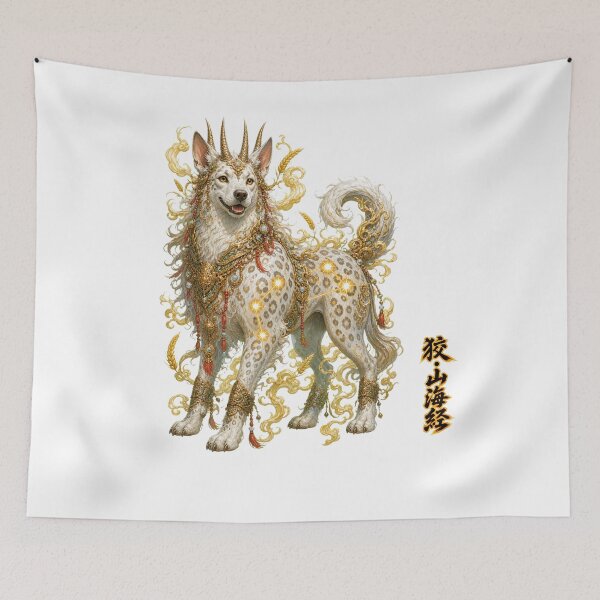 Item preview, Jiao The Nine-Tailed Spirit Fox of Prosperity Shan_Hai_Jing designed and sold by holyminix.