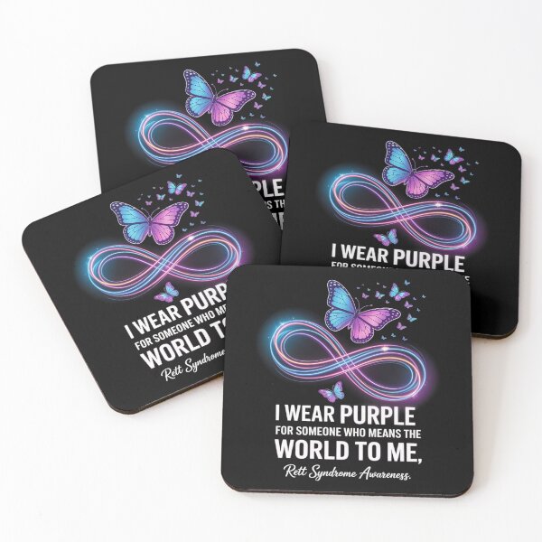 Item preview, I Wear Purple Rett Syndrome Awareness designed and sold by grounabslaninal.