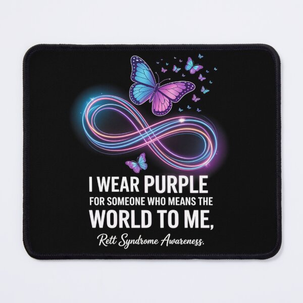 Item preview, I Wear Purple Rett Syndrome Awareness designed and sold by grounabslaninal.