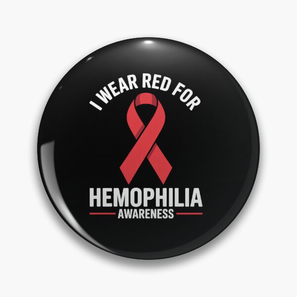 Item preview, I wear Red for Hemophilia Awareness designed and sold by grounabslaninal.