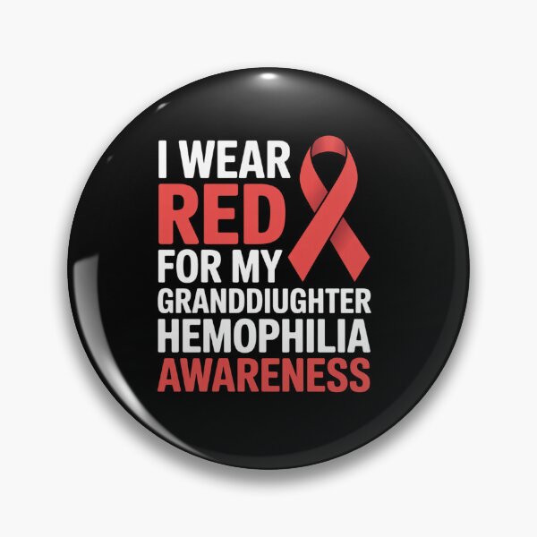 Item preview, I Wear Red For My Granddaughter Hemophilia Awareness designed and sold by grounabslaninal.