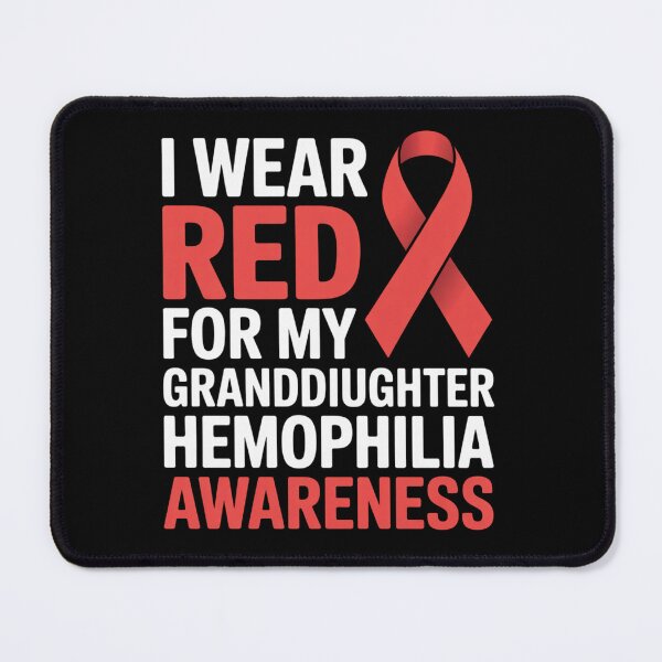 Item preview, I Wear Red For My Granddaughter Hemophilia Awareness designed and sold by grounabslaninal.