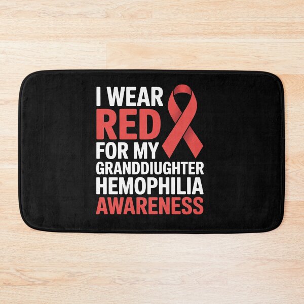 Item preview, I Wear Red For My Granddaughter Hemophilia Awareness designed and sold by grounabslaninal.