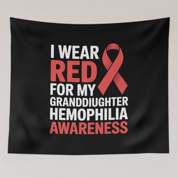 Item preview, I Wear Red For My Granddaughter Hemophilia Awareness designed and sold by grounabslaninal.