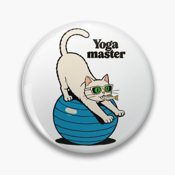 Item preview, Yoga Master Cat designed and sold by SugarCore.