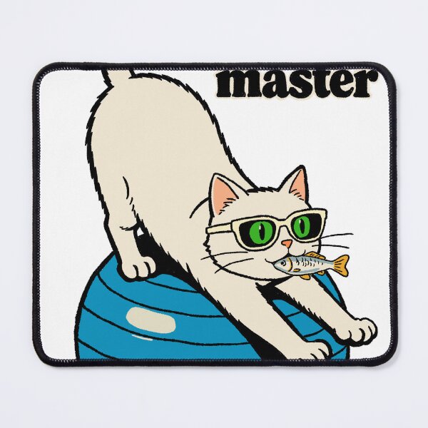 Item preview, Yoga Master Cat designed and sold by SugarCore.