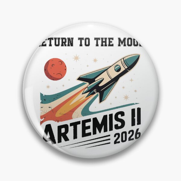 Item preview, Vintage Artemis II Return to the Moon Mission designed and sold by QuiteOrbit.
