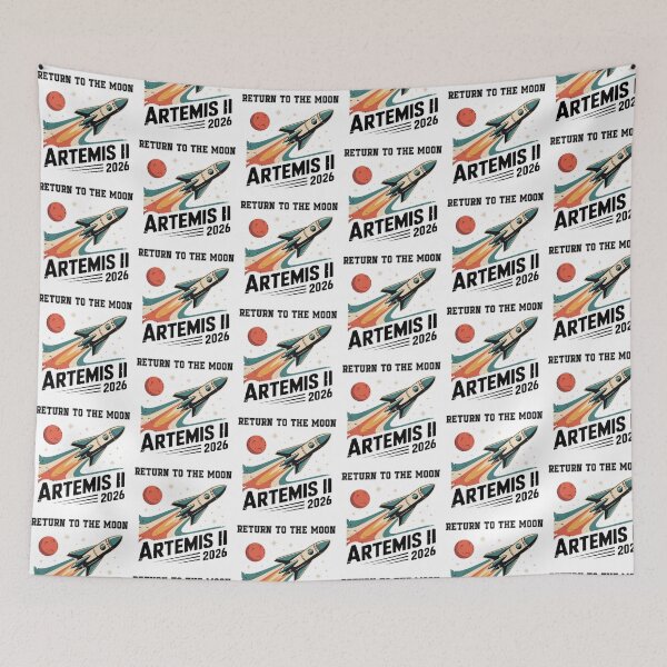Item preview, Vintage Artemis II Return to the Moon Mission designed and sold by QuiteOrbit.