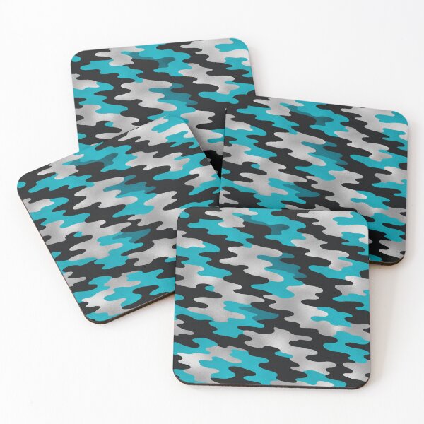 Item preview, Black, Turquoise & Silver Camo designed and sold by DesignsByPrnces.