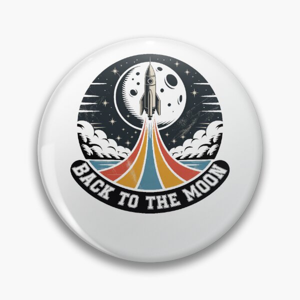 Item preview, Vintage Space Mission Rocket Graphic designed and sold by QuiteOrbit.