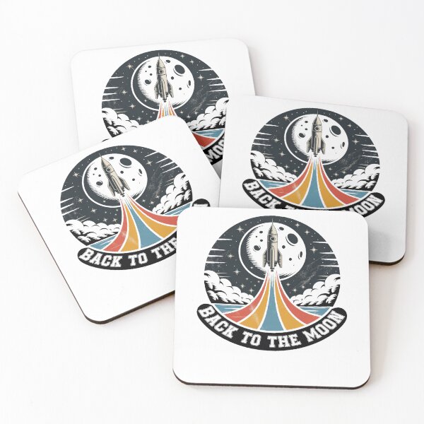Item preview, Vintage Space Mission Rocket Graphic designed and sold by QuiteOrbit.