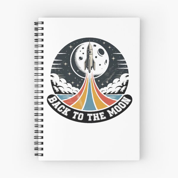 Item preview, Vintage Space Mission Rocket Graphic designed and sold by QuiteOrbit.