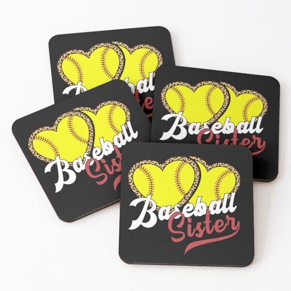 Item preview, Baseball Sister Leopard Heart Design designed and sold by KIROSALS.