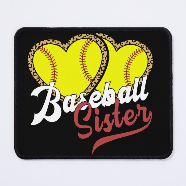 Item preview, Baseball Sister Leopard Heart Design designed and sold by KIROSALS.
