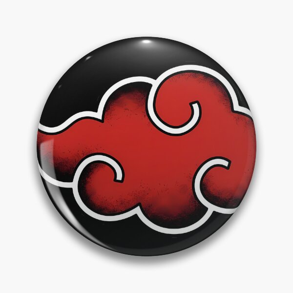 Item preview, Logotipo de Akatsuki Nube - Roja Red Cloud - Minimalista Anime designed and sold by Andruzito.
