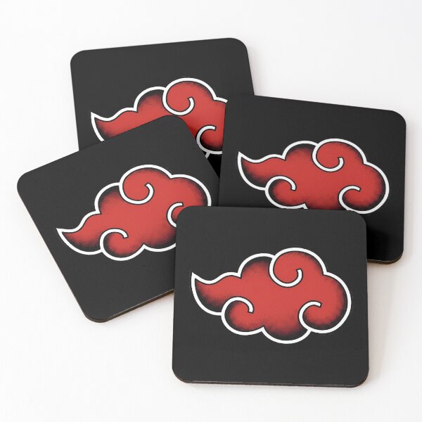 Item preview, Akatsuki Cloud Logo - Red Cloud - Minimalist Anime designed and sold by Andruzito.