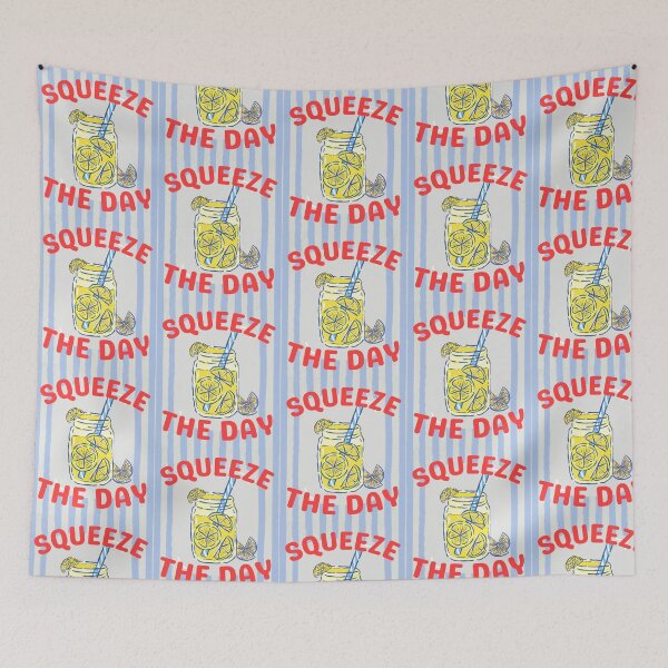 Item preview, Squeeze The Day Retro Lemonade Summer designed and sold by VibranPalette.