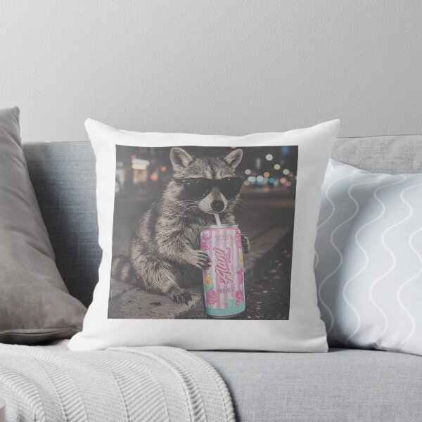 Item preview, Funny Raccoon Drinking Energy Drink designed and sold by Johnny-Store.