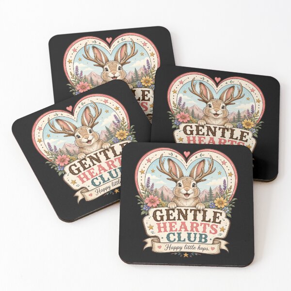 Item preview, Gentle Hearts Club Jackalope Happy Little Hops designed and sold by HappyStimsCo.