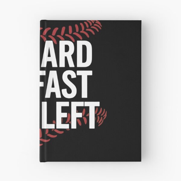 Item preview, Hit Hard Run Fast Turn Left Baseball Softball Player Quote designed and sold by haitrieuic96.