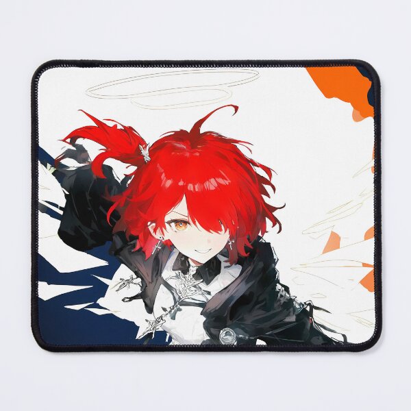 Item preview, Exusiai Arknights Prelude Dawn Red Hair Action Angel designed and sold by PMartistStudio.