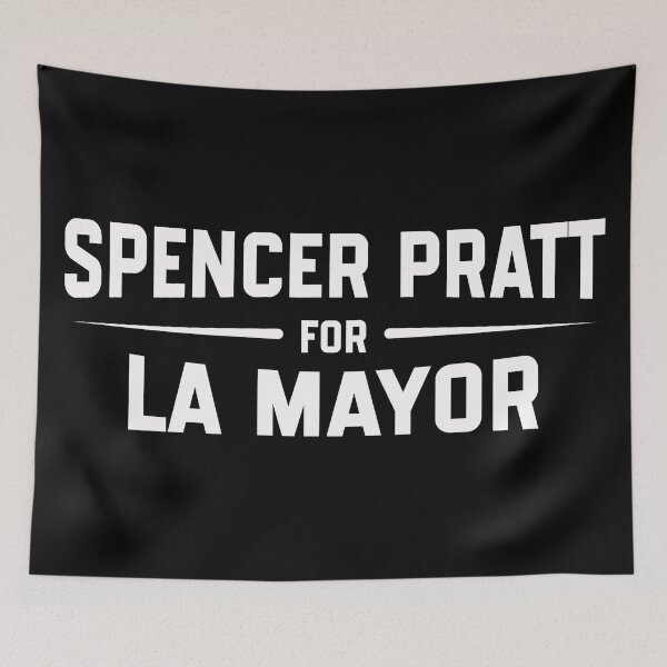 Item preview, Spencer Pratt For LA Mayor Funny Election Parody Retro Vintage T-Shirt designed and sold by Teetreasure2.