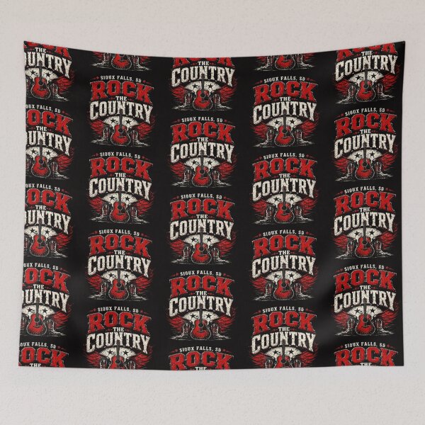Item preview, Sioux Falls SD Rock Country Music Fest Design designed and sold by Combat Skies.