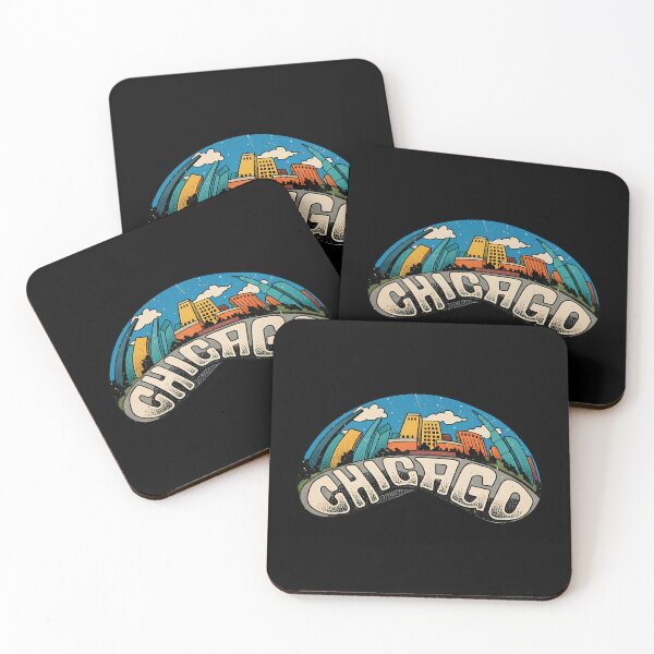 Item preview, Chicago Skyline Vintage Retro City Illustration designed and sold by Andruzito.