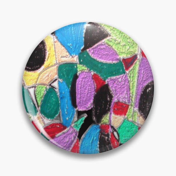 Item preview, Abstract Collision HSL Alpha colorful geometric abstract design designed and sold by SmashingDeals.