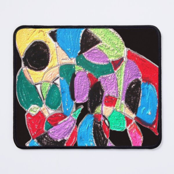 Item preview, Abstract Collision HSL Alpha colorful geometric abstract design designed and sold by SmashingDeals.
