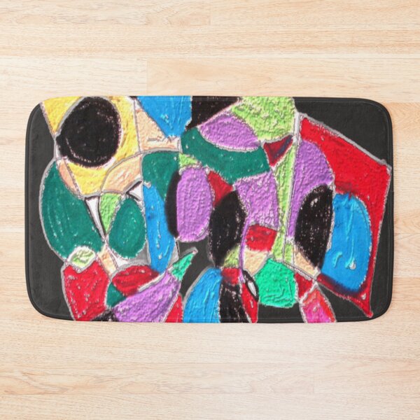 Item preview, Abstract Collision HSL Alpha colorful geometric abstract design designed and sold by SmashingDeals.