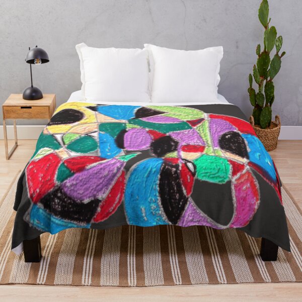Item preview, Abstract Collision HSL Alpha colorful geometric abstract design designed and sold by SmashingDeals.