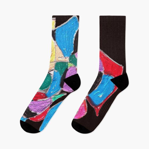 Item preview, Abstract Collision HSL Alpha colorful geometric abstract design designed and sold by SmashingDeals.