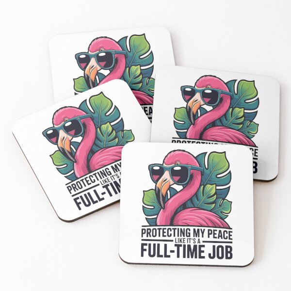 Item preview, Flamingo Protecting My Peace Like Its a Full Time Job Exotic Bird Lover Gift designed and sold by Max Store.