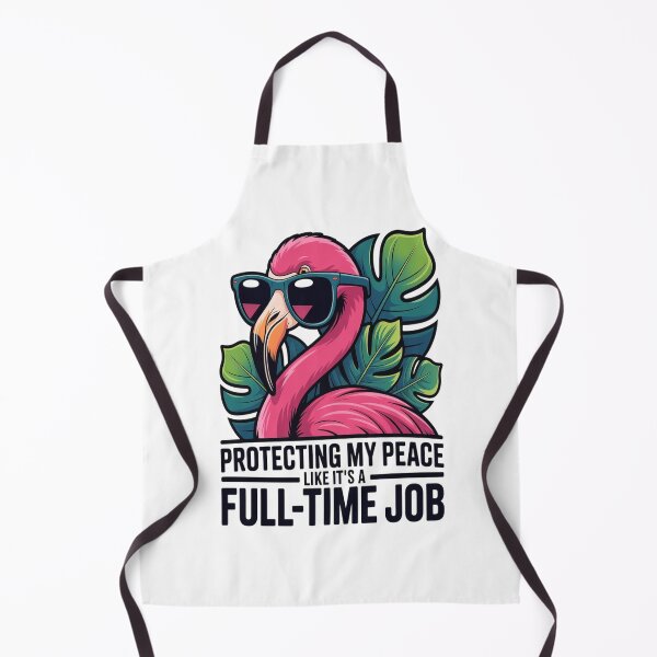 Item preview, Flamingo Protecting My Peace Like Its a Full Time Job Exotic Bird Lover Gift designed and sold by Max Store.