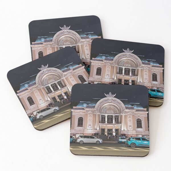Item preview, Saigon Opera House at Night - Ho Chi Minh City Lights | Vietnam French Colonial Art designed and sold by Ross.A.Campbell.