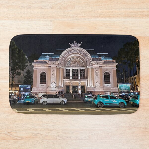 Item preview, Saigon Opera House at Night - Ho Chi Minh City Lights | Vietnam French Colonial Art designed and sold by Ross.A.Campbell.