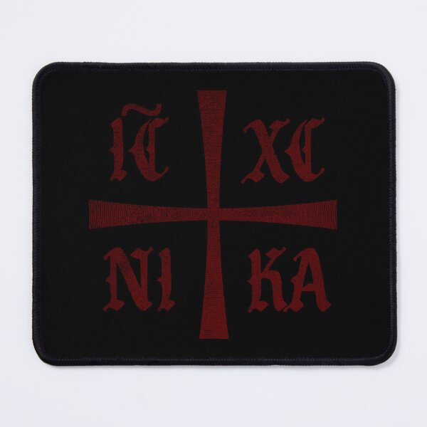 Item preview, ICXC NIKA Orthodox Christian Cross Ancient Christianity Red designed and sold by LIBERTYMODE.