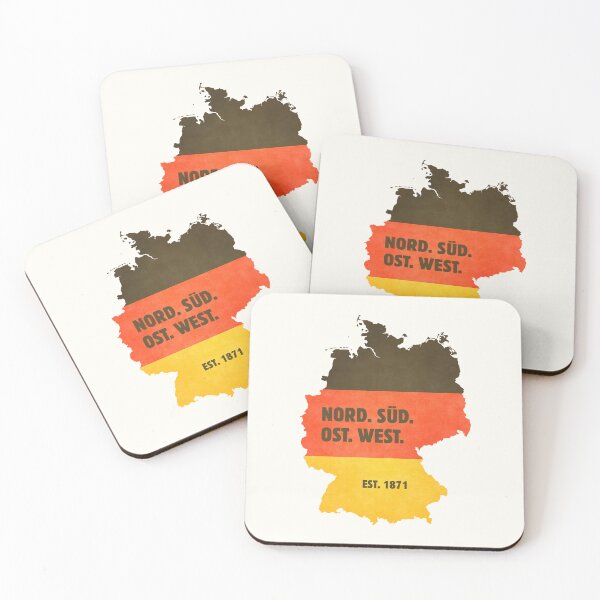 Item preview, Germany Map Flag Nord Sud Ost West Vintage Est 1871 designed and sold by AVNGR-Design.