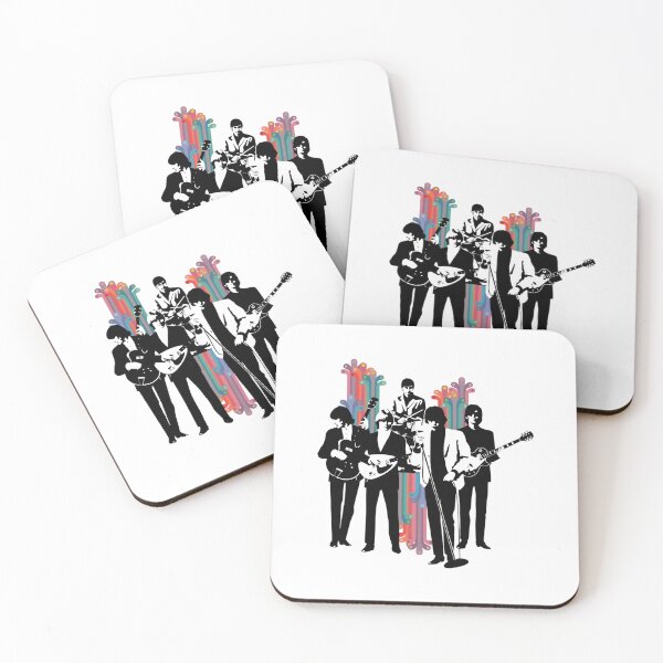 Item preview, Retro Rock Band Psychedelic Silhouette Art designed and sold by Sunnay1989.