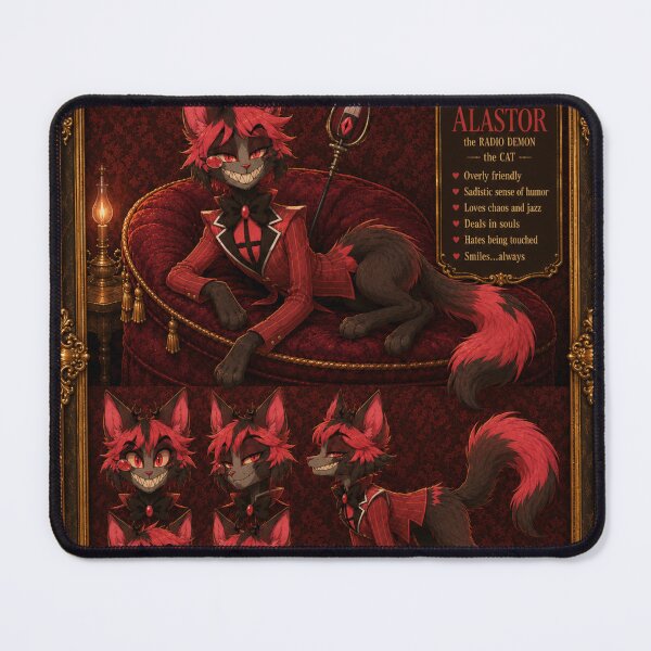 Item preview, Hazbin Hotel: Alastor-cat designed and sold by KreativeCrow.