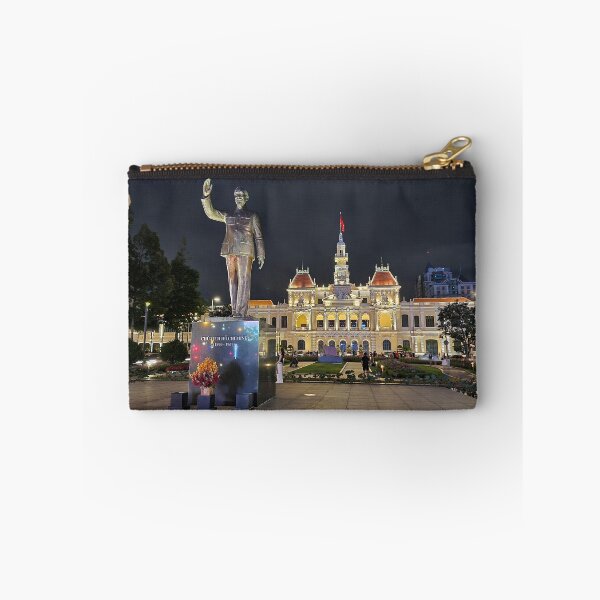 Item preview, Ho Chi Minh Statue at Night - Nguyen Hue Walking Street | Saigon City, Vietnam Lights Art designed and sold by Ross.A.Campbell.