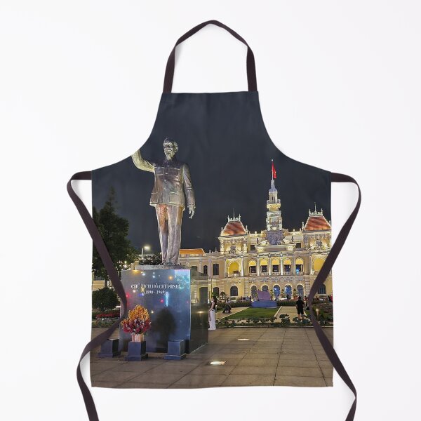 Item preview, Ho Chi Minh Statue at Night - Nguyen Hue Walking Street | Saigon City, Vietnam Lights Art designed and sold by Ross.A.Campbell.