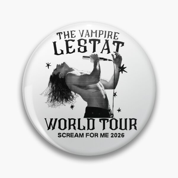 Aperçu de l'œuvre T-shirt Vampire Lestat World Tour (Édition Noir et Blanc) créée et vendue par YeeHawGayPiracy.