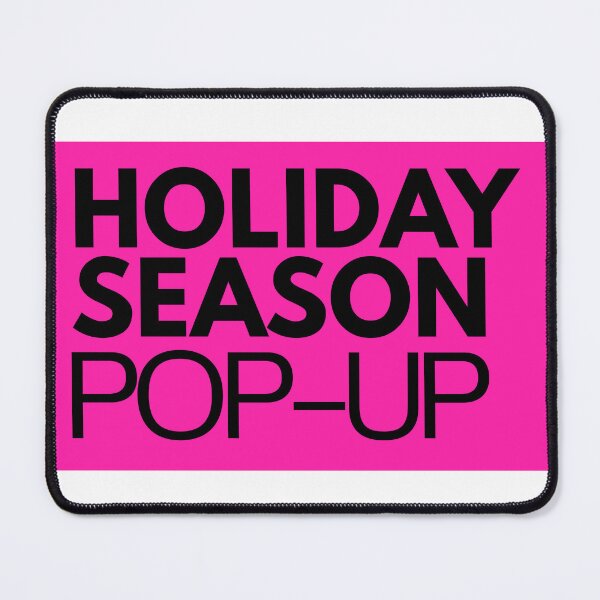 Item preview, Vibrant Pink Holiday Season Pop-Up Typography designed and sold by Ramoshop10.