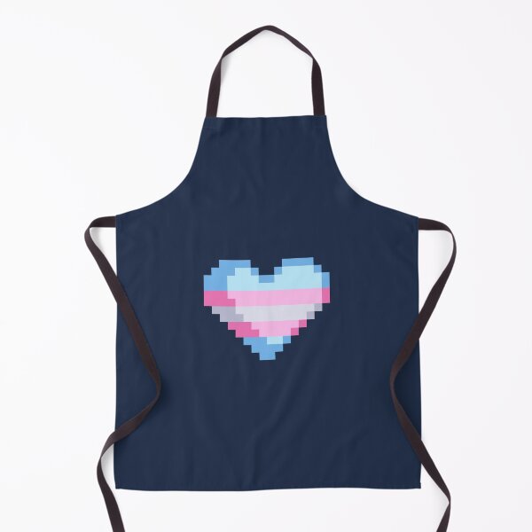 Artikelvorschau, Pixel Trans Flag Heart entworfen und verkauft von rafagars.