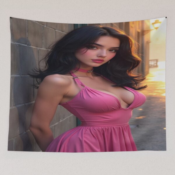 Item preview, Pretty in Pink | Pretty Girl Portrait designed and sold by KasaHunterHarem.
