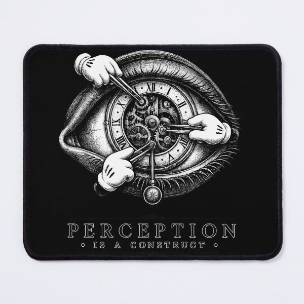 Item preview, Perception Is a Construct Surreal Eye Clockwork Philosophy T-Shirt designed and sold by ThreadTheory976.