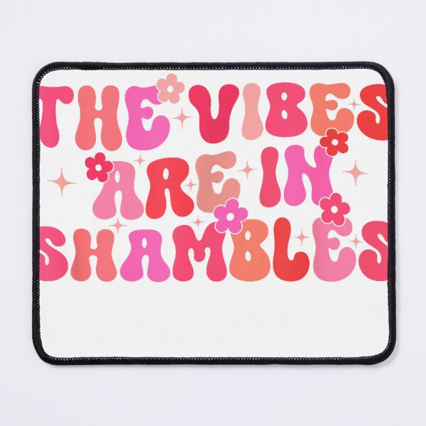 Item preview, Groovy The Vibes Are In Shambles Funny stress Overthinking T-Shirt designed and sold by RKdrawings.