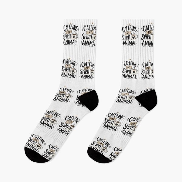 Item preview, Caffeine My Spirit Animal – Funny Coffee Quote Typography designed and sold by TommyArt94.